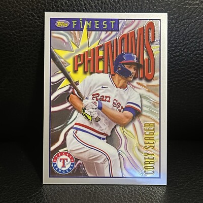 Corey Seager 2023 Topps Finest Flashbacks Phenoms Silver #111 Uncommon Rangers