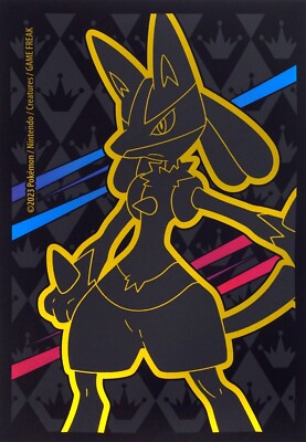 【 海外希少品 】メガルカリオ ポケモン スリーブ UltraPro Ultra Pro Pokemon TCG Crown Zenith Lucario Standard Card Sleeves