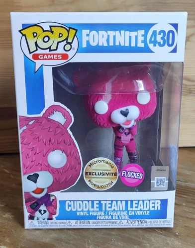 FUNKO POP! Game Fortnite #430 Cuddle Team Leader Flocked Exclusif Micromania