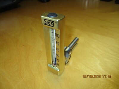 Sika Maschinenthermometer Thermometer Winkel 0-100 Grad 3/4'' Länge 60 mm NEU