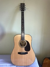 Vintage Morris W 35 Made In Japan Guitar, Abalone Rosette And Binding, Uk Seller