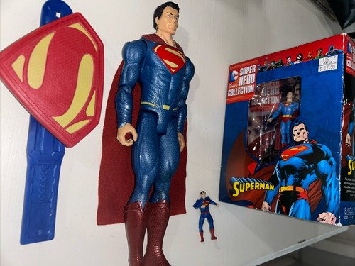 SUPERMAN LOT Eaglemoss Figurine Multiverse 2015 12’inch figure wrist band SHIELD - Picture 9 of 24