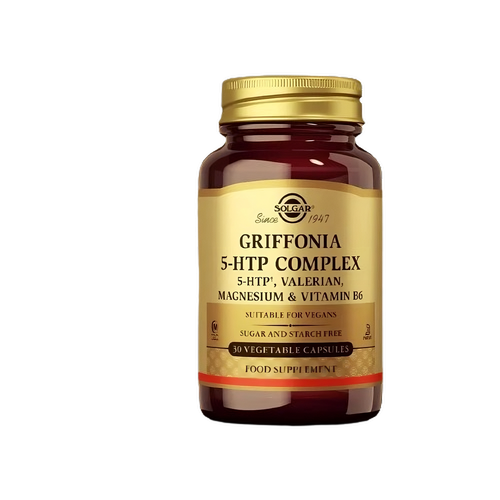 Solgar Griffonia 5-HTP Complex 30 Vegetable Capsules Griffonia Seed Extract - Picture 3 of 5