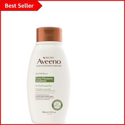 Sulfatfreies Hafermilch Shampoo für tägliche Feuchtigkeit & Pflege - 354ml