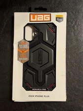 UAG iPhone 16 Plus Case 6.7" Monarch Pro - Rugged No-Slip, Made w/ Kevlar Black