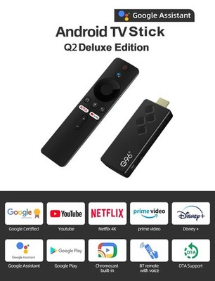 Global Version G96 TV STICK Android13 Smart TV Stick 4K HDR10+ Google Assistant 