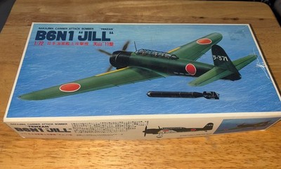Nakajima Carrier Attack Bomber Tenzan B6N1 ''Jill'' 1/72 Scale Model Kit NIOB