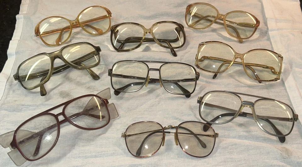 *Lote de 9* Monturas de gafas redondas vintage para lectores de los años 80’s para mujer y hombre Foto 3 de 3