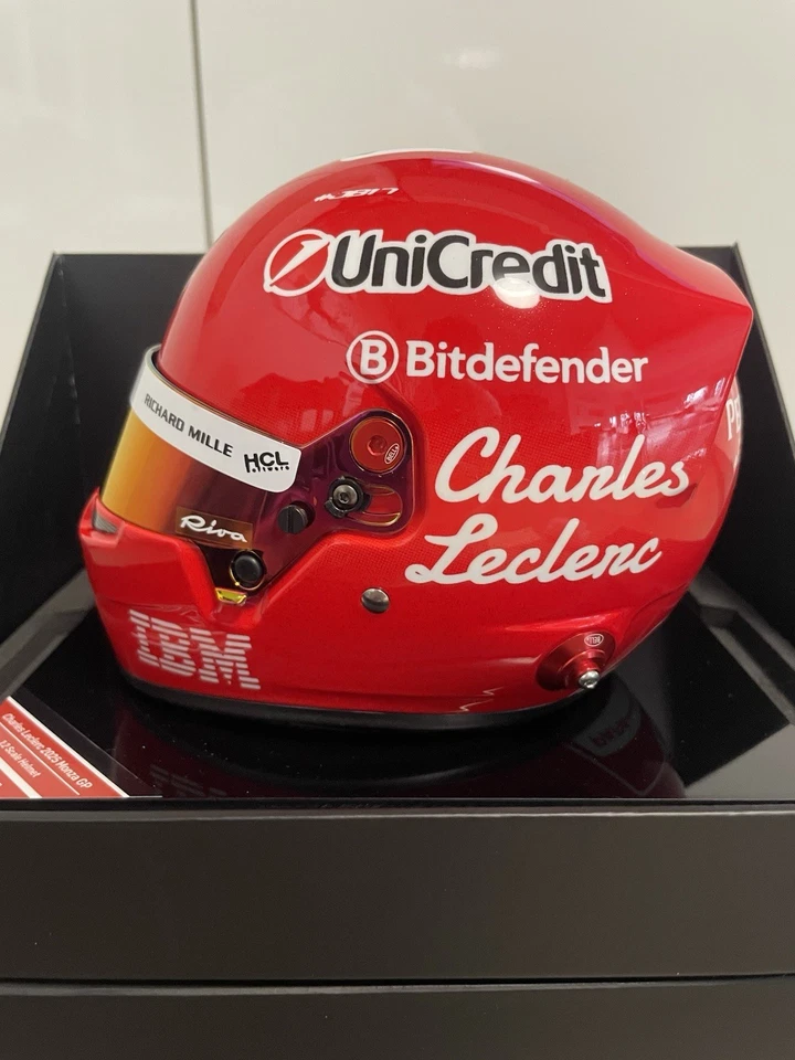Casco Helmet 1:2 Monza 2025 Leclerc Tribute Niki Lauda Limited Edition 400 Pcs - Immagine 4 di 4
