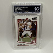 2018 Panini Score Baker Mayfield #351 Graded 10 Gem Mint QB Rookie Card. rookie card picture