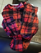 Cat  Jack Flannel Buffalo Check 2 Piece Pajamas Super Soft And Stretchy Size 14