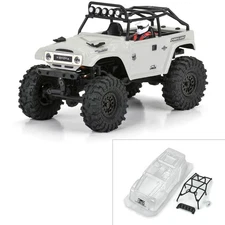 Pro-Line Racing 1979 Toyota Land Cruiser FJ40 Clear Body with Trail Cage for