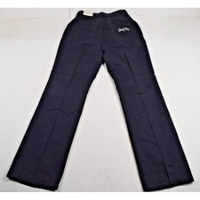Vintage Pants Cheryl Tiegs Signature Size 32 x 32 80s Black Cotton Made USA NWT