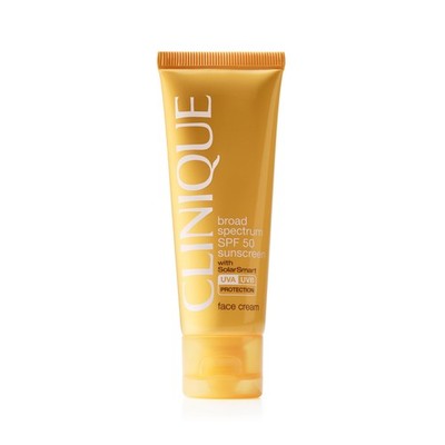 Clinique Sunscreen SPF 50 Oil Free Face Cream 1.7 Fl Oz Unscented