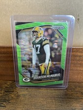 2025 Panini Prizm Brandon McManus #290 Green Wave Color Match Prizm Packers