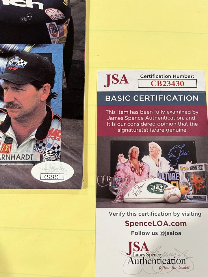 Beckett Racing Magazine #1 Sept.1994 Dale Earnhardt; Jim Beckett Signed w/JSA - Image 2 of 4
