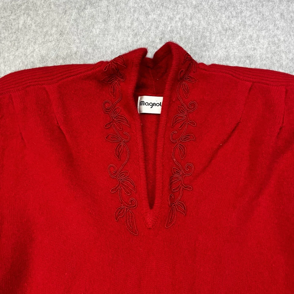 Vintage Magnolia Dress Womens Medium Lambswool Sweater Dress Hong Kong Party - Image 2 of 4