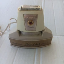 VTG LADY SCHICK CROWN JEWEL MODEL 112 ELECTRIC SHAVER CORDLESS RETRO DECOR Read!