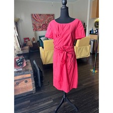 Talbots Short Sleeve Wrap Dress Size 14 Vintage