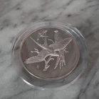 2 Troy OZ, Sterling Silver round coin. SwallowTailed Kite, bird by Gilroy Robert