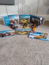 Lego City Car Sets: 60113, 60178 And 60145 Bundle 100% Complete