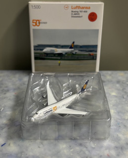 Aircraft Model Lufthansa B747 400 D ABVH 1:500