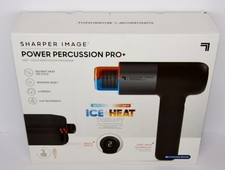 Sharper Image Power Percussion Pro Hot  Cold Massager 6 Speeds