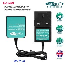 10.8V/12V Charger For Dewalt Li-Ion Battery DCB120 DCB121 DCB127 DCD710 DCD710S2