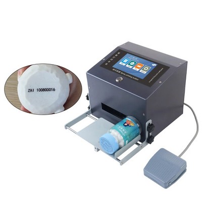 Desktop inkjet printer surface printing text batch number barcode printer