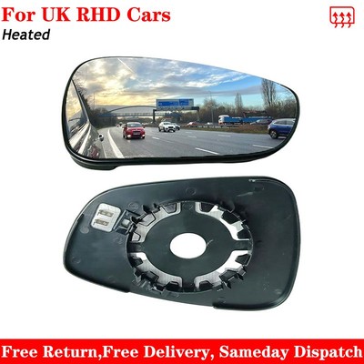 For Citroen C3 Aircross 2018-2025 Heated Wing Mirror Glass Left Passenger Side