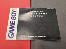 Nintendo Game Boy Owner's Manual ONLY DMG-GB-USA-1