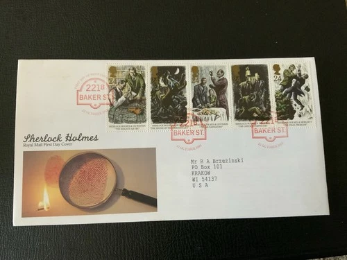 Great Britain 1993 #1519a Sherlock Holmes - FDC