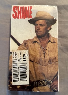 Shane (1952, VHS) NEW FACTORY SEALED w/watermarks, Alan Ladd