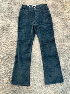 Universal Thread Bootcut Ripp Samt Hose Vintage 90s Grün 6/28B Vietnam