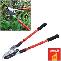 Telescopic Ratchet Anvil Loppers Garden Tree Branch Pruner 30 Extendable Handle