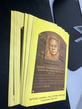 Babe Ruth Mickey Mantle Aaron Cobb Mays +Baseball Hall Of Fame Post Cards Lot 20