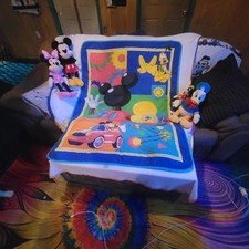 Vintage MICKEY Mouse clubhouse Quilt