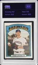 2021 Topps Heritage #289 Josh Lindblom Milwaukee Brewers - CGA 9.5 Digital Grade