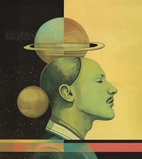 Retro Poster Tablet Background Image Vintage Picture AI Art