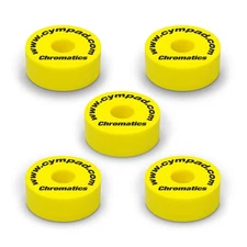 Yellow Chromatics Foam Cymbal Pad Set High-Density Washers 40/15mm Size