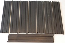 AURORA AFX 2542  15" Straight Track 8 Pieces  ONE BAD TAB Needs Clean