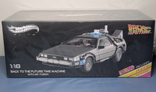 Hot Wheels Elite Back to the Future DeLorean Time Machine 1:18 BCJ97 SEALED!