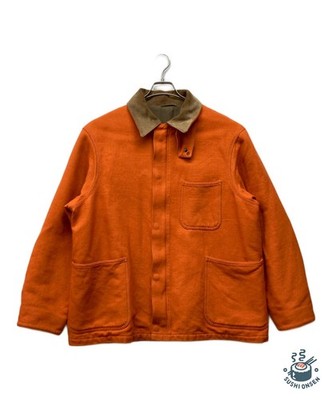 KAPTAIN SUNSHINE 22AW DUCK CHORE JACKET Size: 38 Orange Men