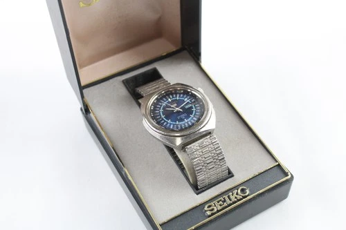 Vintage Seiko 5 Perpetual Calendar Watch Ref 7019-6070 Boxed Automatic WORKING