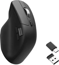 Keychron M6 Silent Wireless Gaming Mouse for Windows/Mac/Linux – Black