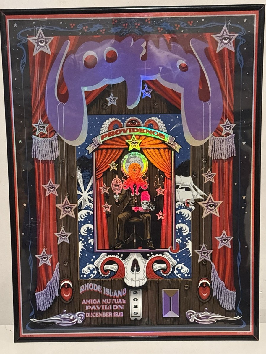 Goosemas 2025 Providence, RI Goose Rainbow FOIL Poster 22 of 200