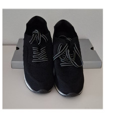 Marco Tozzi Sneaker Low Top Mesh Schwarz Gumm...