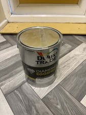 Dulux Trade Diamond Eggshell Light Grey Paint 5l. Durable Washable Interior Use