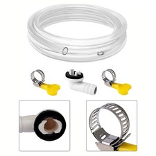 10ft Air Conditioner Drain Hose with Connector for Split and Casement AC Units