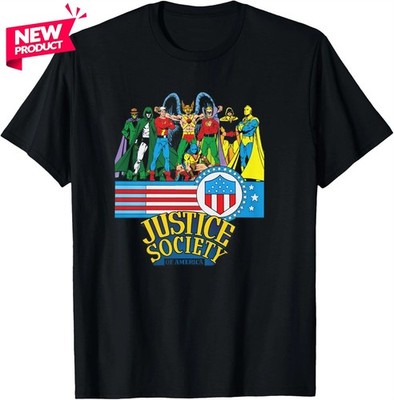 Justice Society of America T-Shirt - George Perez Art - Gildan Unisex Softstyle